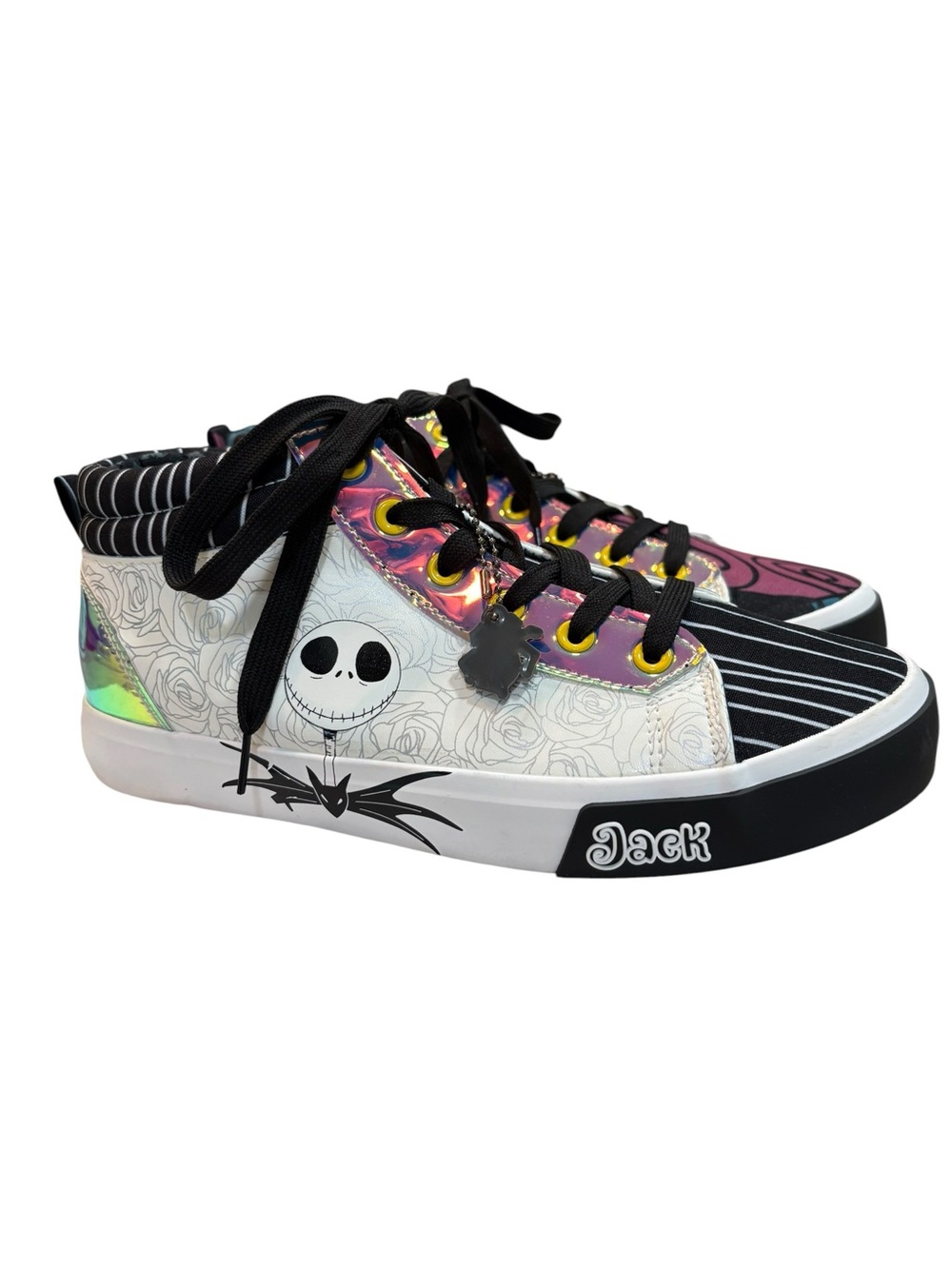 Disney Nightmare Before Christmas Jack Sally High Top Sneakers Womens 8